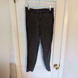 Old Navy Size 2 High Rise Pixie Never Fade Dark Gray Pants Ankle